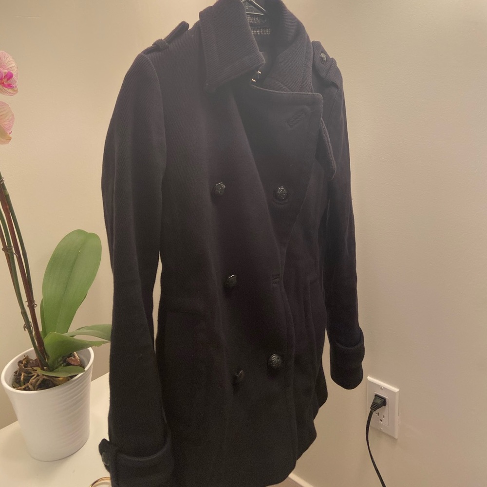 Massimo Dutti Black Coat